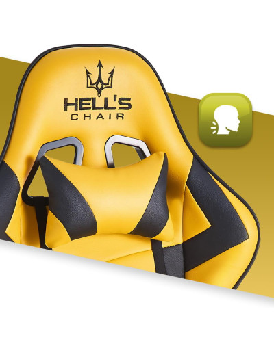 Комп'ютерне крісло Hell's HC-1007 Yellow