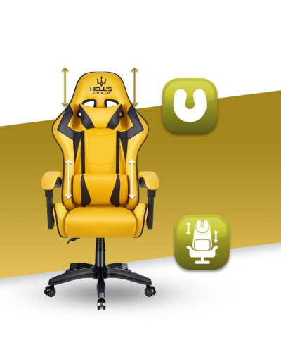 Комп'ютерне крісло Hell's HC-1007 Yellow