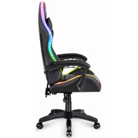 Комп'ютерне крісло Hell's HC-1003 LED RGB Black