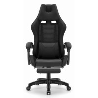 Комп'ютерне крісло Hell's HC-1039 Black (тканина)