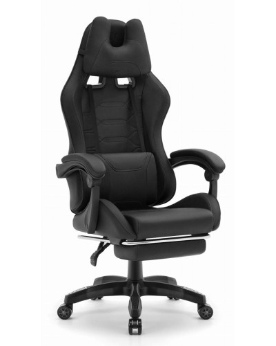 Комп'ютерне крісло Hell's HC-1039 Black (тканина)