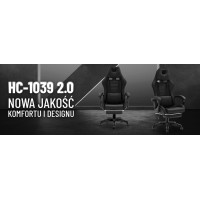 Комп'ютерне крісло Hell's HC-1039 Black (тканина)