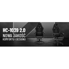 Комп'ютерне крісло Hell's HC-1039 Black (тканина)