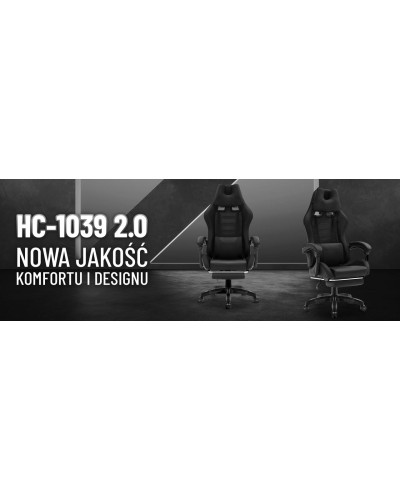 Комп'ютерне крісло Hell's HC-1039 Black (тканина)
