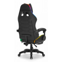 Комп'ютерне крісло Hell's HC-1039 LED RGB (тканина)