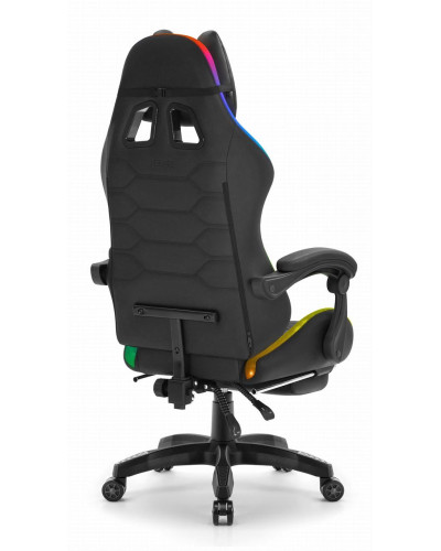 Комп'ютерне крісло Hell's HC-1039 LED RGB (тканина)