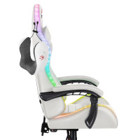 Комп'ютерне крісло Hell's HC-1003 LED RGB White