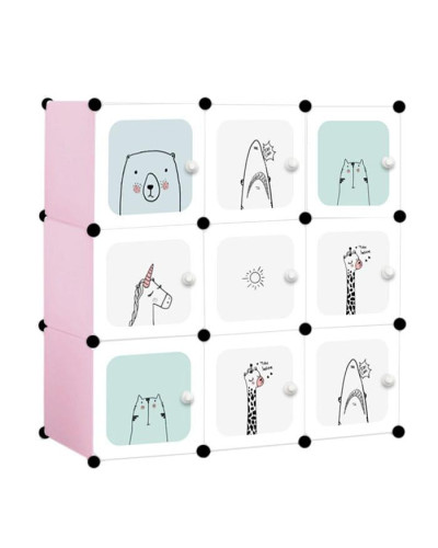 Органайзер дитячих іграшок LEOBERT 9x - W03 Pink