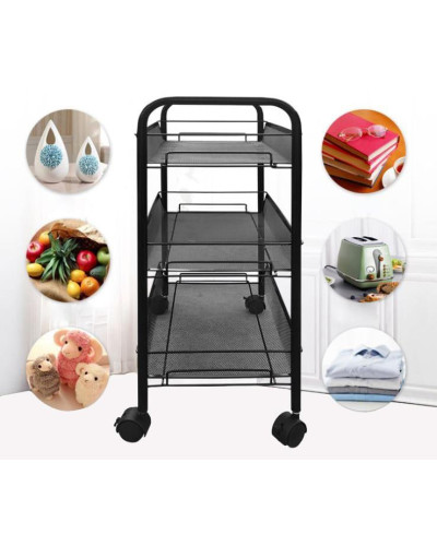 Cтелаж мобільний LEOBERT Loft Black