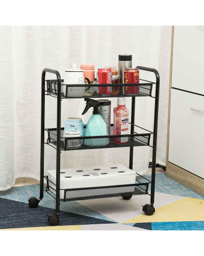 Cтелаж мобільний LEOBERT Loft Black