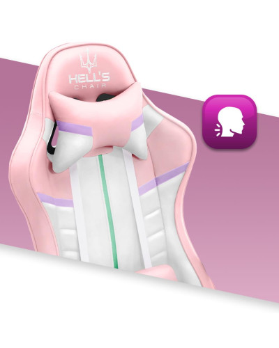Комп'ютерне крісло Hell's Chair HC-1004 Rainbow PINK