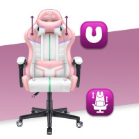 Комп'ютерне крісло Hell's Chair HC-1004 Rainbow PINK