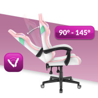 Комп'ютерне крісло Hell's Chair HC-1004 Rainbow PINK