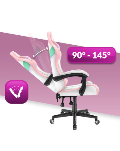 Комп'ютерне крісло Hell's Chair HC-1004 Rainbow PINK