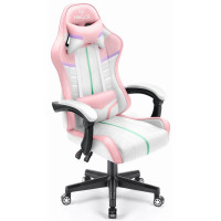 Комп'ютерне крісло Hell's Chair HC-1004 Rainbow PINK