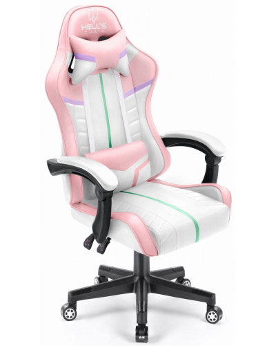 Комп'ютерне крісло Hell's Chair HC-1004 Rainbow PINK
