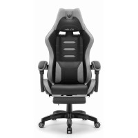 Комп'ютерне крісло Hell's HC-1039 Gray-Black (тканина)