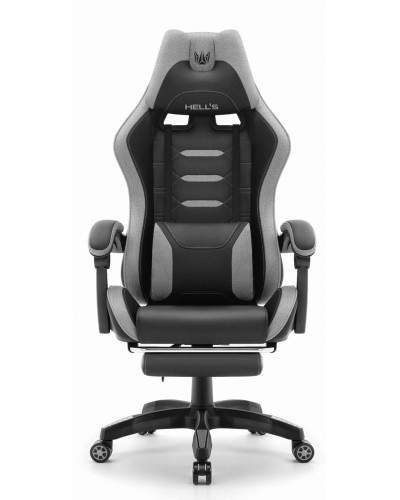 Комп'ютерне крісло Hell's HC-1039 Gray-Black (тканина)