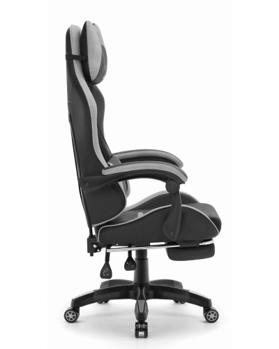 Комп'ютерне крісло Hell's HC-1039 Gray-Black (тканина)