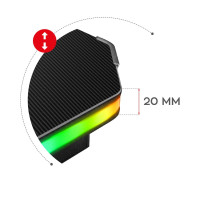 Комп'ютерний стіл HUZARO HERO 2.5 RGB