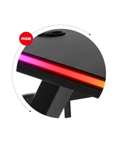 Комп'ютерний стіл HUZARO HERO 5.0 RGB