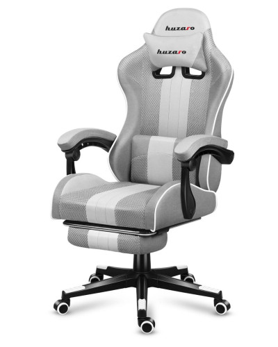 Комп'ютерне крісло Huzaro Force 4.7 White тканина