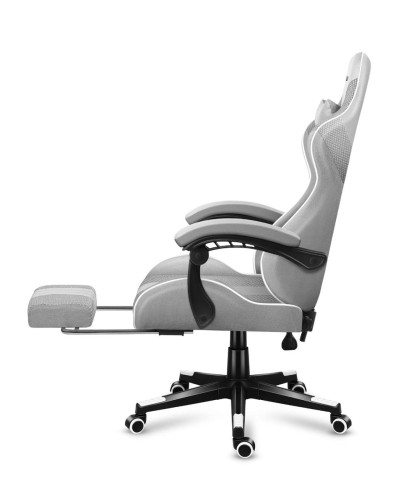 Комп'ютерне крісло Huzaro Force 4.7 White тканина