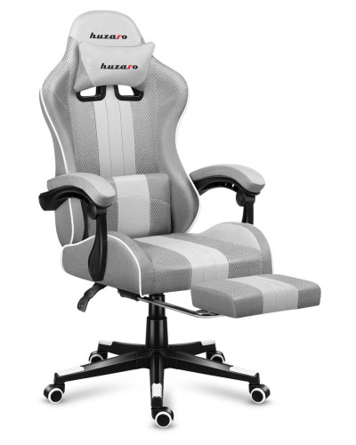 Комп'ютерне крісло Huzaro Force 4.7 White тканина
