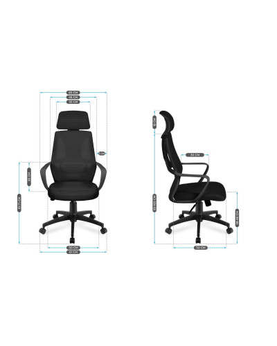 Крісло офісне Markadler Manager 2.8 Black тканина