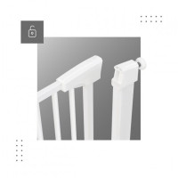 Бар’єр міжкімнатний-сходовий Tulano Guardian 3.5 White 75-110 см.