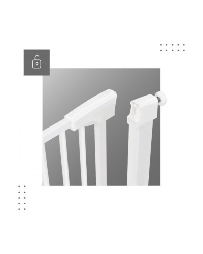 Бар’єр міжкімнатний-сходовий Tulano Guardian 3.5 White 75-110 см.