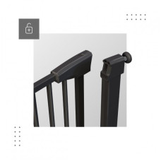 Бар’єр міжкімнатний-сходовий Tulano Guardian 3.0 Black 75-110 см.