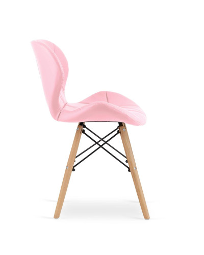 Крісло Leobert Lago Pink (екошкіра)