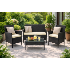 Набір садових меблів GardenLine Reno Black
