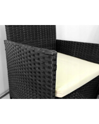 Набір садових меблів GardenLine Reno Black