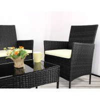 Набір садових меблів GardenLine Reno Black
