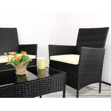 Набір садових меблів GardenLine Reno Black