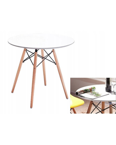 Стіл LEOBERT TODI WHITE 80