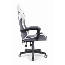 Комп'ютерне крісло Hell's Chair HC-1004 White-Grey (тканина)