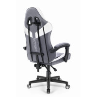 Комп'ютерне крісло Hell's Chair HC-1004 White-Grey (тканина)