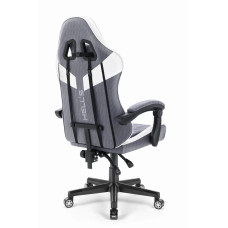 Комп'ютерне крісло Hell's Chair HC-1004 White-Grey (тканина)