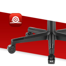 Комп'ютерне крісло Hell's Chair HC-1004 Black LED (тканина)