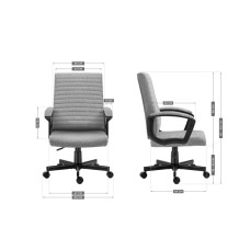 Крісло офісне Mark Adler Boss 2.5 Grey