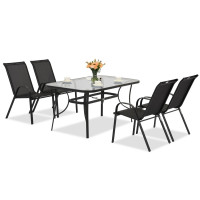 Комплект садових меблів Kontrast Majorka DUO-4 Black