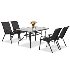 Комплект садових меблів Kontrast Majorka DUO-4 Black
