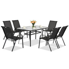 Комплект садових меблів Kontrast Majorka DUO-6 Black