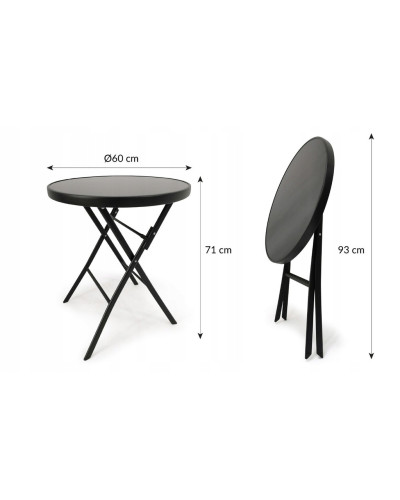 Комплект меблів Kontrast TASOS Black