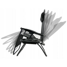 Шезлонг GardenLine Relax Black до 130 кг.!