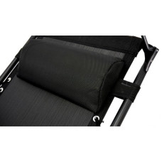 Шезлонг GardenLine Relax Black до 130 кг.!