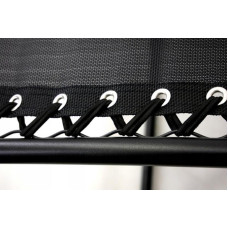 Шезлонг GardenLine Relax Black до 130 кг.!